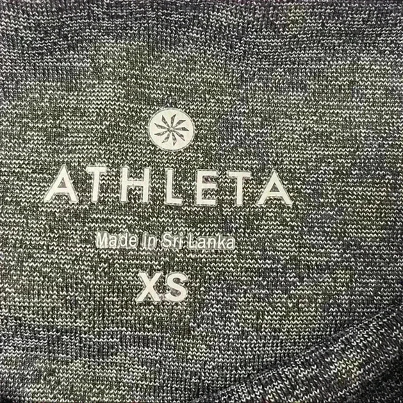 ATHLETA Grey Spacedye Criss-Cross Capri XS - Picture 5 of 5